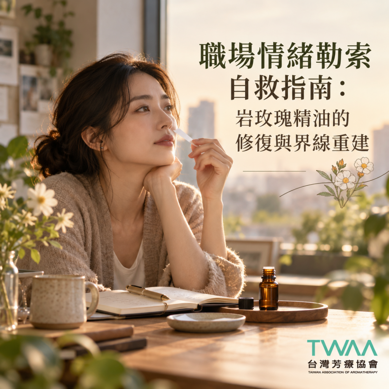 職場情緒勒索自救指南：岩玫瑰精油的修復與界線重建