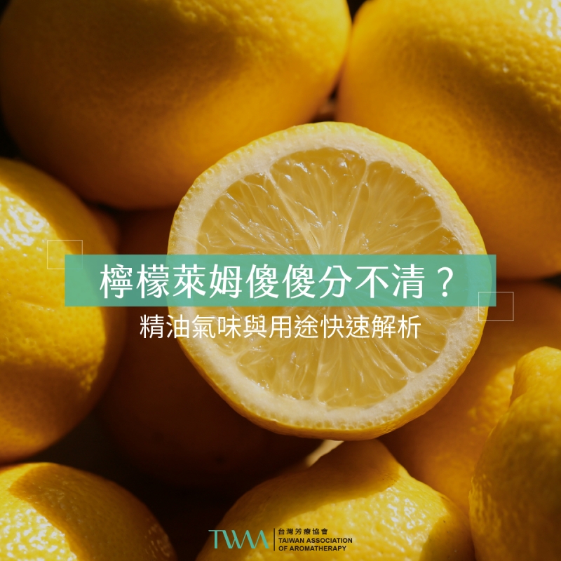 檸檬萊姆傻傻分不清？精油氣味與用途快速解析