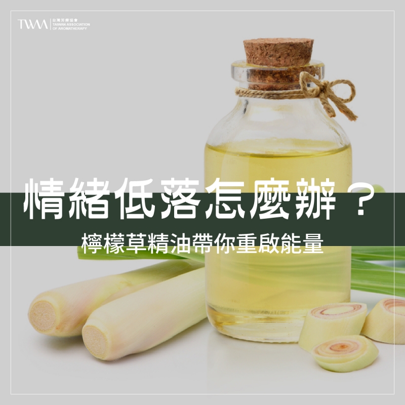 情緒低落怎麼辦？檸檬草精油帶你重啟能量