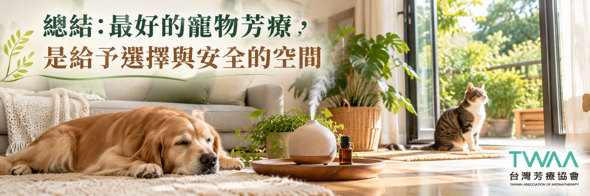 安全寵物芳療與毛孩擴香環境