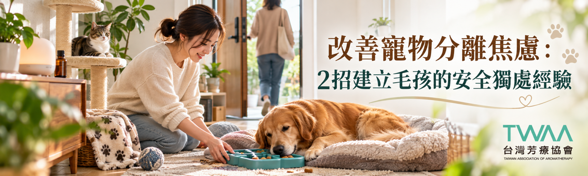 改善寵物分離焦慮與獨處訓練