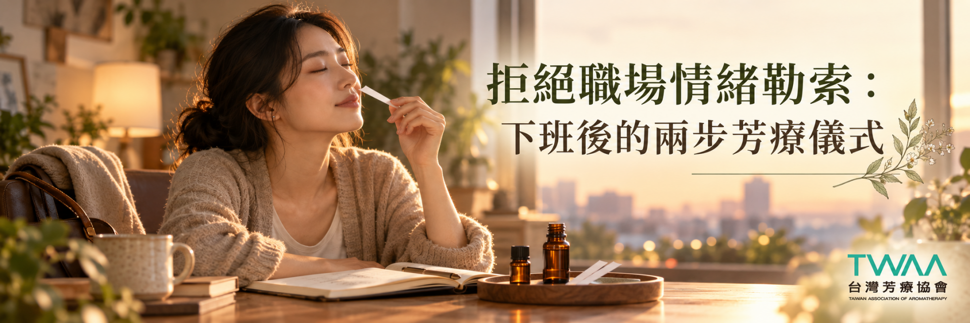 岩玫瑰精油下班芳療儀式與職場界線