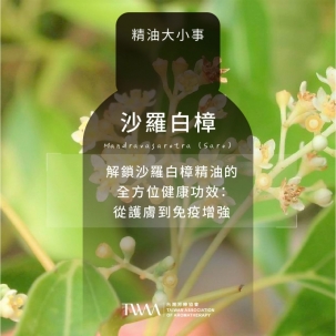 解鎖沙羅白樟精油的全方位健康功效：從護膚到免疫增強