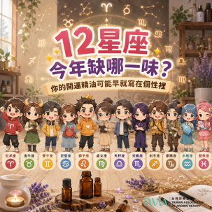 12星座今年缺哪一味？你的開運精油可能早就寫在個性裡